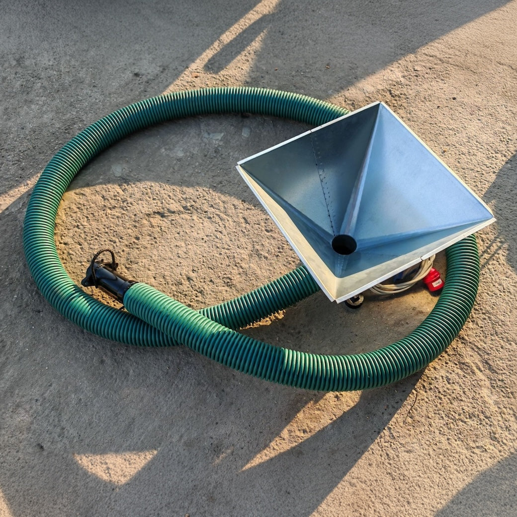 Flexibler Schneckenförderer 380V mit trichter 4 meters