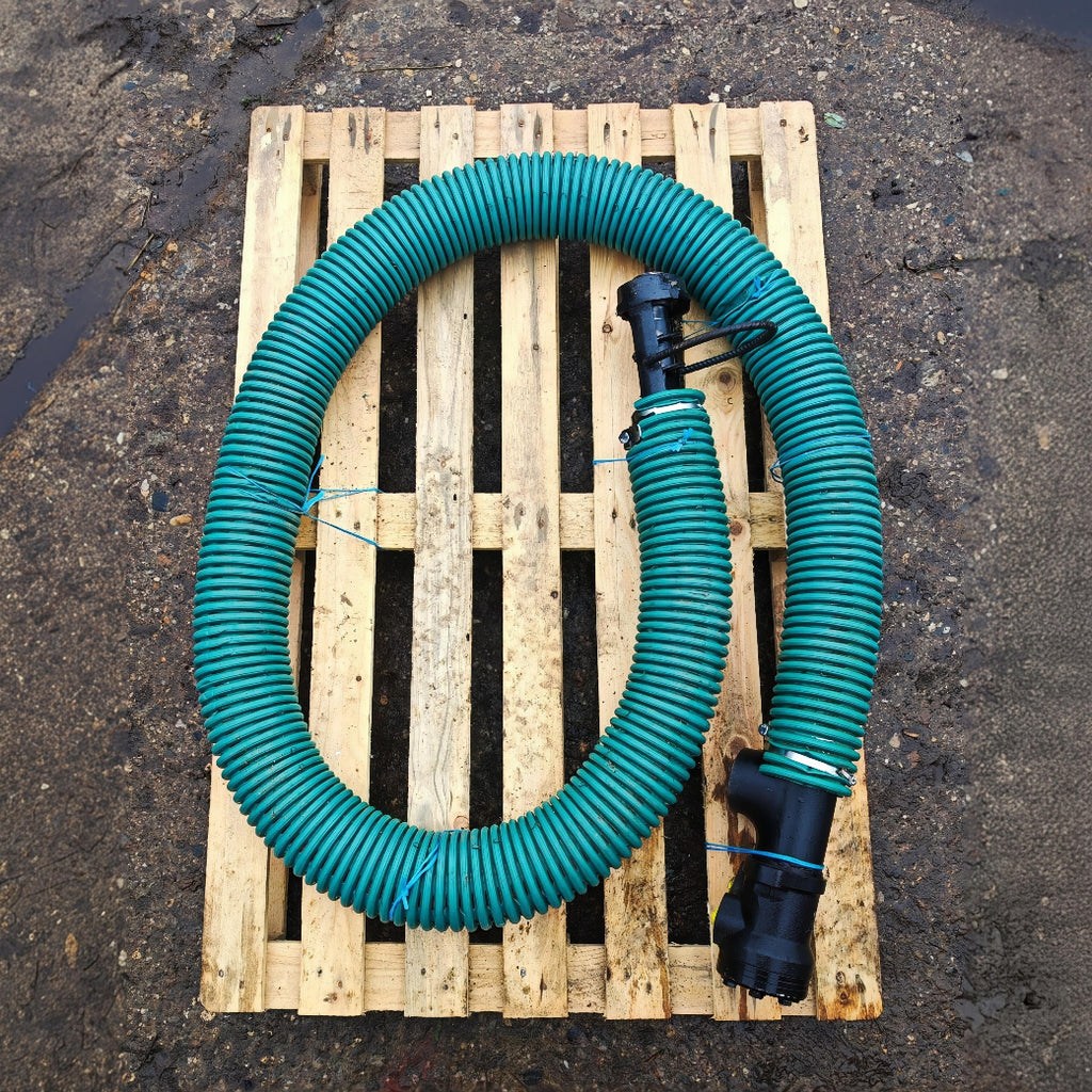 flexible Förderschnecke mit Hydraulikmotor - Feldschnecke