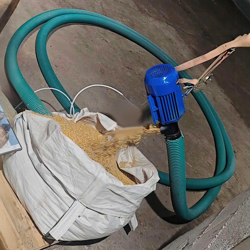 Flexible Förderschnecke mit 380‑V‑Motor