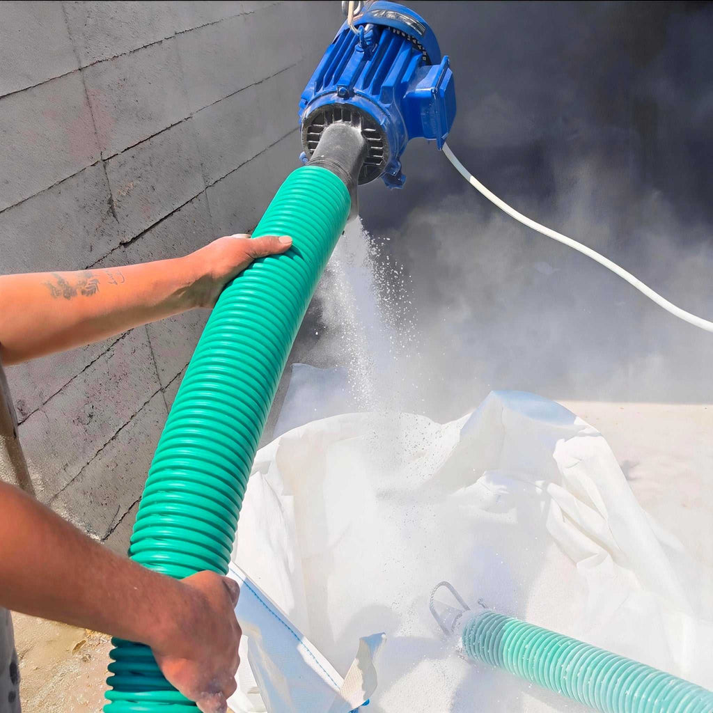 Flexible Förderschnecke mit 380‑V‑Motor