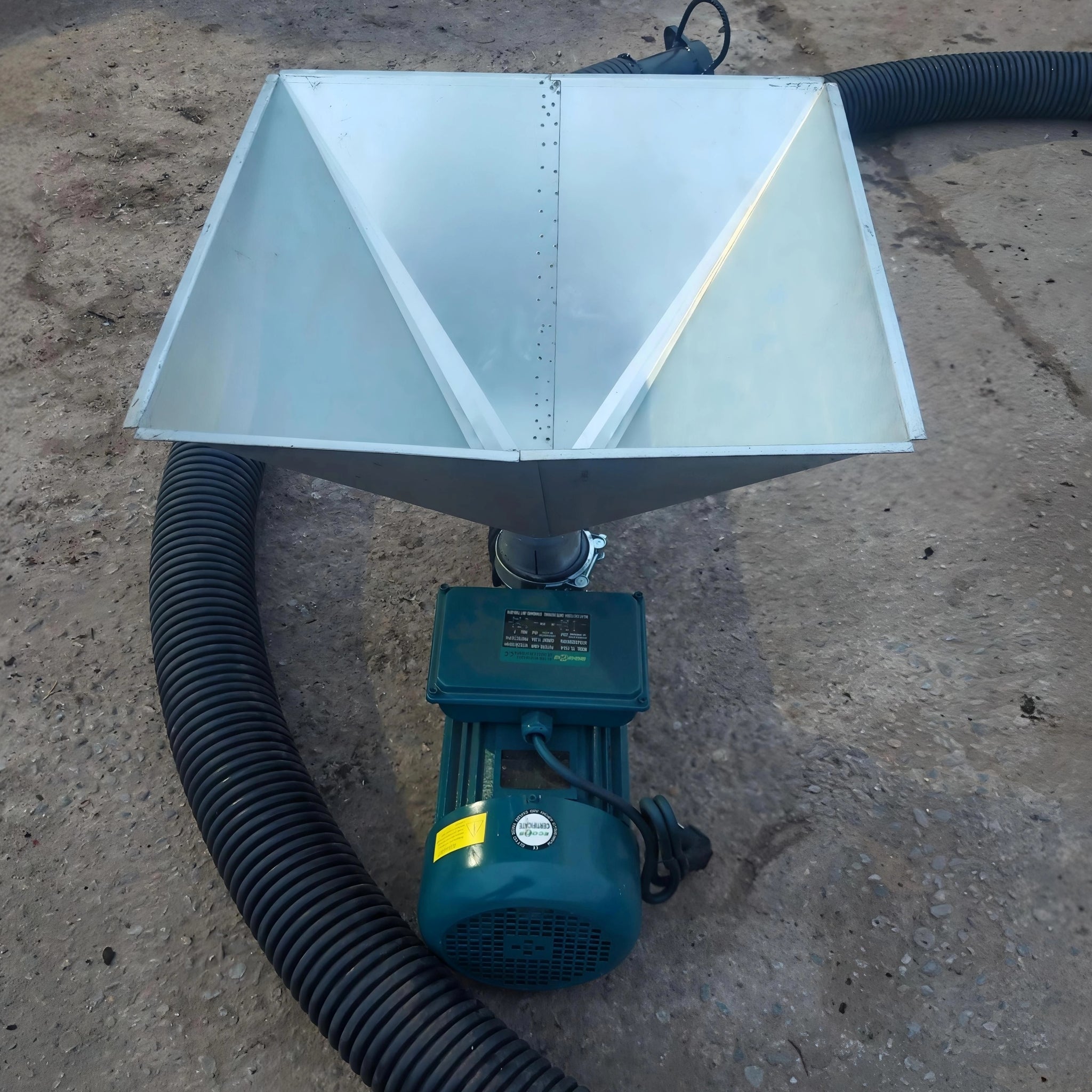 Trichter Förderschnecke - 220V Getreideschnecke