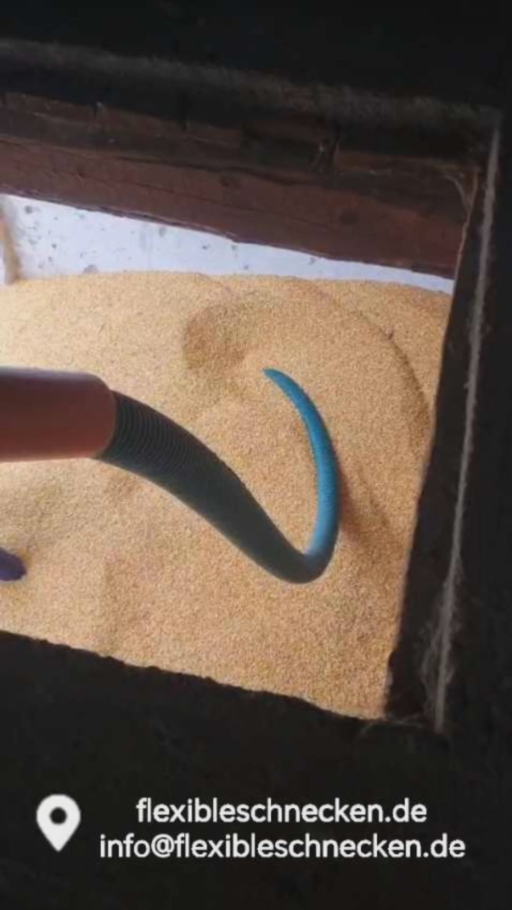 Flexible Förderschnecke mit 380‑V‑Motor - Für Getreide