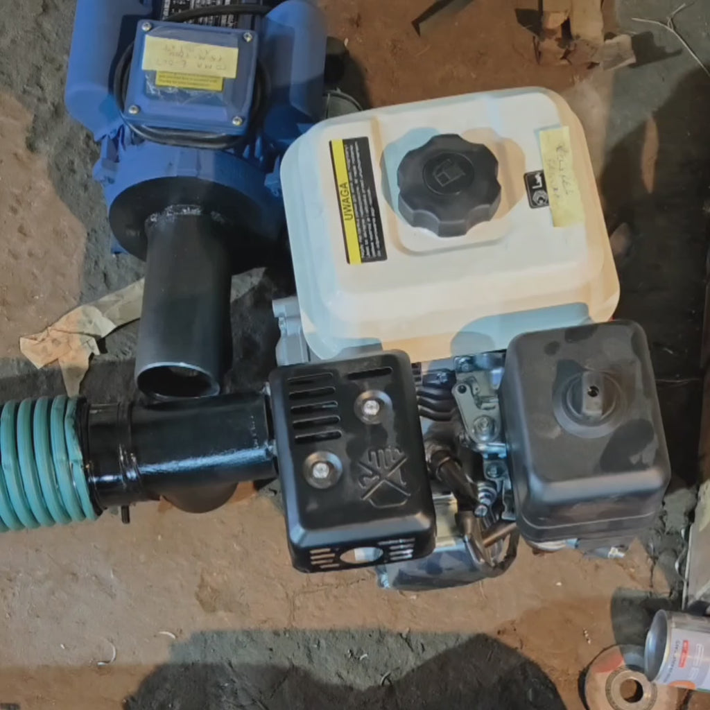 flexibles Schneckenfördersystem - Benzinmotor 7 PS Feldschnecke